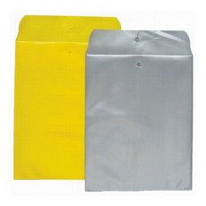 비닐 서류봉투 A4 1장 똑딱이 단추 부착 PP 봉투, 회색, 선택_회색