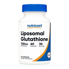 뉴트리코스트 리포좀 글루타치온 720mg 캡슐 60정, 1개