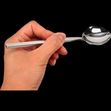 유광 스텐 빙수 스푼 레스토랑 화채 요거트 업소 디저트, 1개