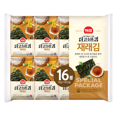 해표 더고소한 재래김 4g x 16봉, 64g, 4개