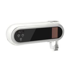 朵蕾蜜優選 智能牙刷殺菌消毒器 太陽能蓄電 免插電 自動擠牙膏 紫外線殺菌 臭氧消毒, 時尚白