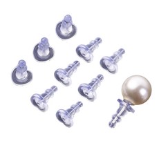 RAROUND 귀걸이 침 찔림 방지 실리콘 뒷마개 하트