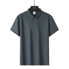 2026 男士夏季 Polo衫 冰絲涼感 短袖上衣 柔軟透氣 商務休閒 寬鬆爸爸襯衫領上衣