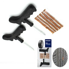 자동차 타이어 펑크 때움세트 빵꾸때우기 바퀴펑크ver2+6oHJ