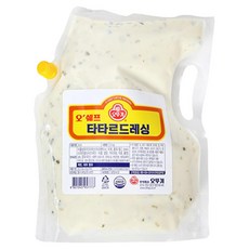 오뚜기 오쉐프 타타르드레싱 2kg, 1개