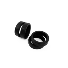 체크픽 캐리어 바퀴 보호 커버, 15개, 블랙