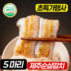 조에농원 당일발송 제주도 순살갈치, 1박스, 제주 순살 갈치 5마리