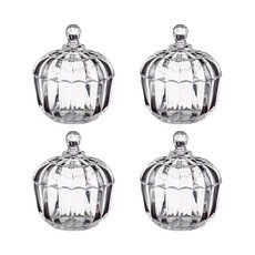 캔들 디퓨저 용기 고급 유리병 화병, 미니펌킨 170ml 4개, 캔들용기