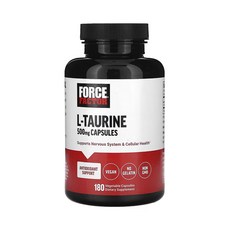포스팩터 l-타우린 500mg 베지 캡슐 180 정, 1개, 180정