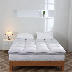 벨라&레이스 빵빵한 충전감 고밀도 호텔식 알러지케어 토퍼, 그레이