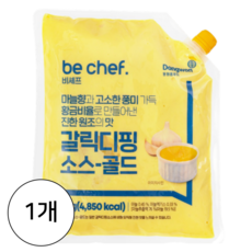 비셰프 갈릭디핑소스-골드(일반갈릭디핑소스에 비해 되직함), 1kg, 1개