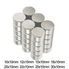 원통형자석 20x10mm 강력한 자석 냉장고 DIY 건물 과학용 원형, 04 12x10mm, 06 2PCS