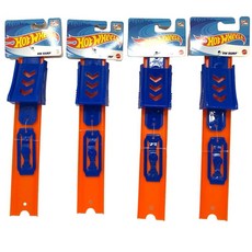 정품++ 핫휠 Hot Wheels 램프 트랙 빌더 부품 스트레이트 25.4cm(10인치) 길이 4개 + 커넥터