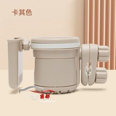 三合一嬰兒推車杯架 嬰兒車杯架 寵物推車杯架 推車杯架 萬用杯架, 1個, 奶茶色 三合一杯架, 奶茶色