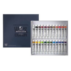 신한 수채화물감 세트 7.5ml, 24색