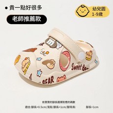 寶寶兒童洞洞鞋 夏季新款室內防滑沙灘拖鞋