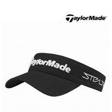 테일러메이드 STEALTH2 투어 레이더 어썬틱 바이저 썬캡 골프모자, 블랙
