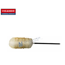 VICANDO 羊毛禪子 柔軟清潔刷 汽車內飾與家居清潔, 1個
