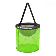 블루웨이브 낚시루어 접이식 부력살림망 밑밥통 쭈꾸미 새우 갑오징어, 블랙