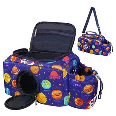 AUGVO 토니용 휴대용 케이스 토니 및 피규어 캐릭터와 호환되는 캐리어 크리스마스 선물 헤드폰용 보관 가방 블루 184995, AUGVO 토니용 휴대용 케이스 토니 및 피규어 캐릭터