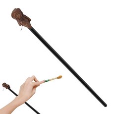 Kcgani 페인터 손을 안정시키기 위한 탈착식 Mahl 스틱 81.9cm(32.7인치) 떨어지는 아트 말 스틱 아크릴 막대 인조 가죽 아티스트 페인팅 핸드 레스트 도구, Kcgani 페인터 손을 안정시키기 위한 탈착식 Mah