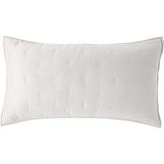 Amazon Aware Recycled Polyester and Cotton Blend Quilt Sham Standard Ivory 26 x 20 inches, Amazon Aware Recycled Polyeste