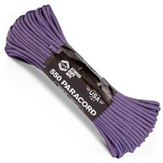 Atwood Rope MFG 색상 변경 550 파라코드 30.5m(100피트) 7가닥 코어 나일론 낙하산 코드 외부 생존 장비 미국산 | 랜야드 팔찌 핸들 랩 키체인 (시