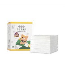 @企鵝寶貝@ 妙妙熊 乾濕兩用巾 80抽 平紋棉柔巾 乾溼兩用巾80抽 紗布巾 護理巾 紗布毛巾 餵奶巾 清淨棉 口水巾, 10盒(無適用萊爾富，萊爾富限8盒)