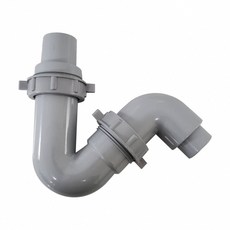 S型存水彎 水槽排水 防臭 台灣製造, 灰, 1個
