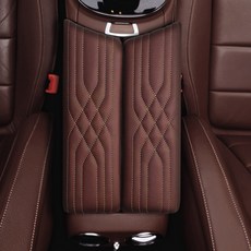 벤츠 C클래스 E클래스 GLC CLS G바겐 호환 문레스트 양문형 콘솔쿠션, 블랙, 더클래식, 1개