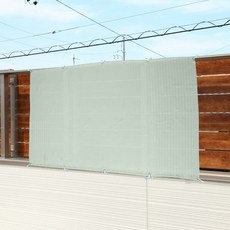 햇빛가리개 오닝 베란다용 폭 190x기장 100cm 1장 단테2(라이트그린)