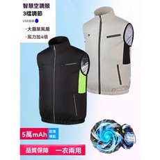 24V製冷空調服 循環送風 夏季帶風扇衣服 降溫背心 空調釣魚服 電風扇外套 空調背心 降溫外套 電風扇背心 空調服風扇