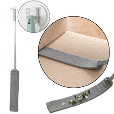 틈새 먼지 제거 스틱 1p 밀대 극세사 타올 길이조절 흡착 머리카락 털 냉장고밑 청소