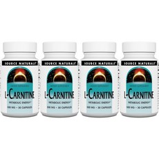 소스내추럴스 엘 카르니틴 500mg 캡슐, 4개, 30개