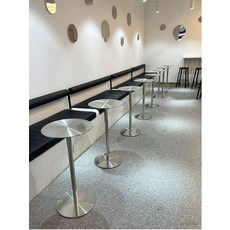 스텐 테이블 벽걸이 업소용 작업대 미니멀 협탁 접이식형 4mm 40cm 75cm A, 4mm 70cm 75cm A