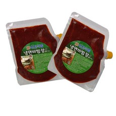 옥천 냉면 비빔장 500g x2개 (업소 전문용) 냉면비빔장, 2개