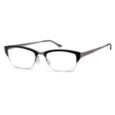 光學眼鏡 知名眼鏡行 文青薄鋼鏡光學鏡框 經典黑色半框 15218
