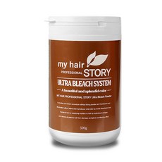 마이헤어스토리 울트라 블리치 시스템 탈색제 500g (블루 일반모용), 1개