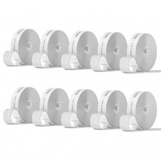 TOOCKI 벨크로 찍찍이 케이블 타이 케이블 정리 벨크로 타이, 화이트, 10개