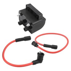 Etersec 31614-83A 31996-86B 31986-86A 점화 코일 및 스파크 플러그 와이어 캡 키트 할리 스포츠스터 1200 (1991-2003 XL1200S 제, Etersec 31614-83A 31996-86B 31