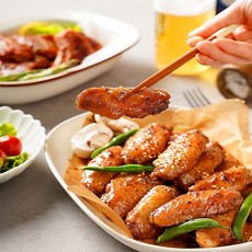 국내산 간장바베큐 닭윙 500g, 1개