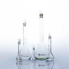 A등급 붕규산염 유리 실험실 투명 체적 플라스크 헤드 스토퍼 포함 5 10 개, 09 1ml_01 CHINA