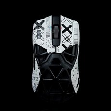 Hokeyio Razer Viper Minise 미니 시그니처 에디션용 그립 테이프 - 미끄럼 방지 향상된 컨트롤 땀 빨기 부드러운 가죽 FPS 게이밍 그립 향상 [프리, 인화집 화이트 0.5 mm