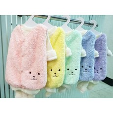 엔돌펫 강아지 겨울 조끼 플리스 포근이 수면조끼 옷