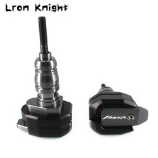 오토바이 낙하 보호 프레임 슬라이더 페어링 가드 충돌 방지 패드 프로텍터, 색상: 23. FAZER Titanium