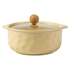 Tiger Pavilion 파스텔톤 세라믹 양수냄비, 1개, 옐로크림, 16.5cm