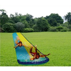 물놀이 미끄럼틀 에어 물놀이미끄럼틀 수영장 워터슬라이드, 1개, 롱 슬라이드 1.5kg 550x145cm