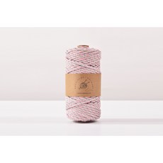 5.0mm 메탈릭 믹스 골드 실버 편직 로프 마크라메 재료, 2.실버 살몬