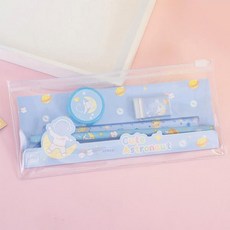 아트박스/호사문구 [아트필드] 큐티 우주비행사 문구세트, 1개, 스카이