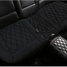 자동차 전기 난방 패드 자동 앞 뒷좌석 가열 커버 쿠션 히터 겨울 캐시미어, 1개, 8. black-B